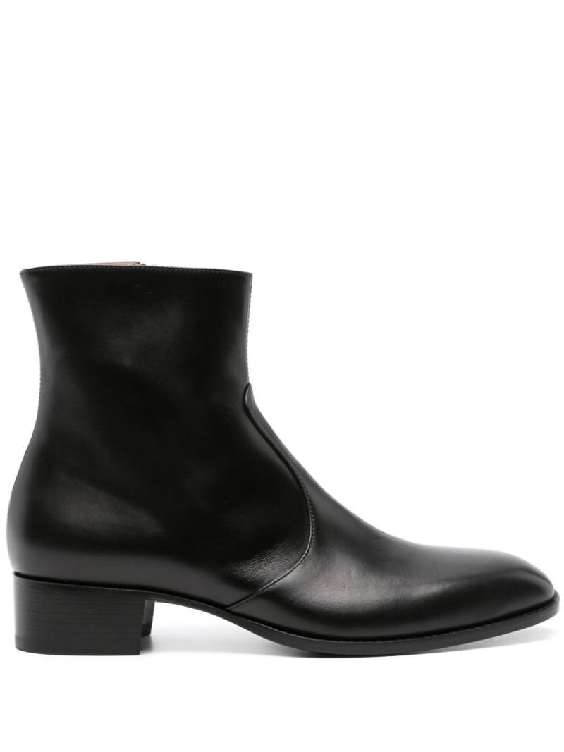 Scarosso x Warren Alfie Baker leather boots - Black von Scarosso