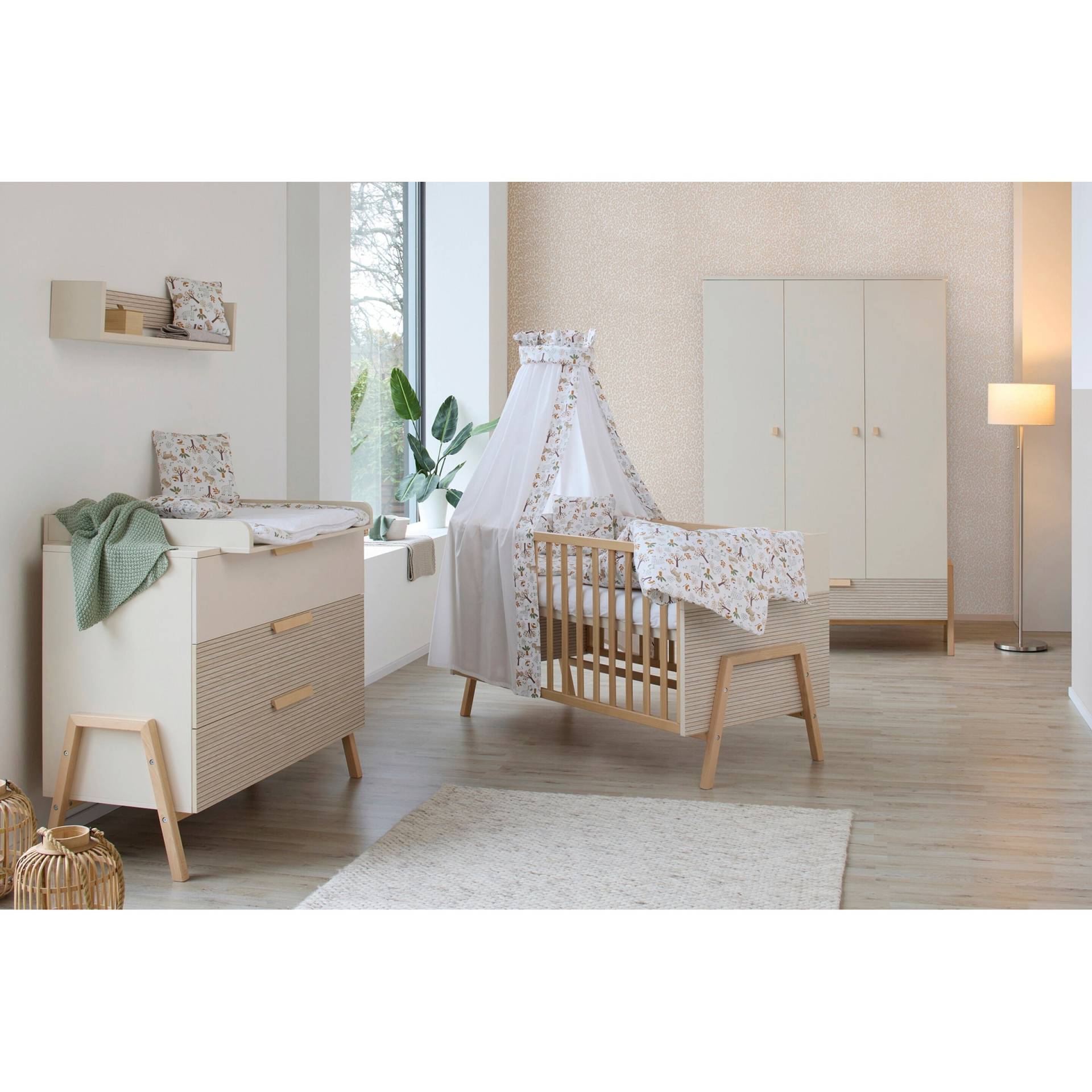 3-tlg. Babyzimmer Happy mit 3-türigem Kleiderschrank von Schardt