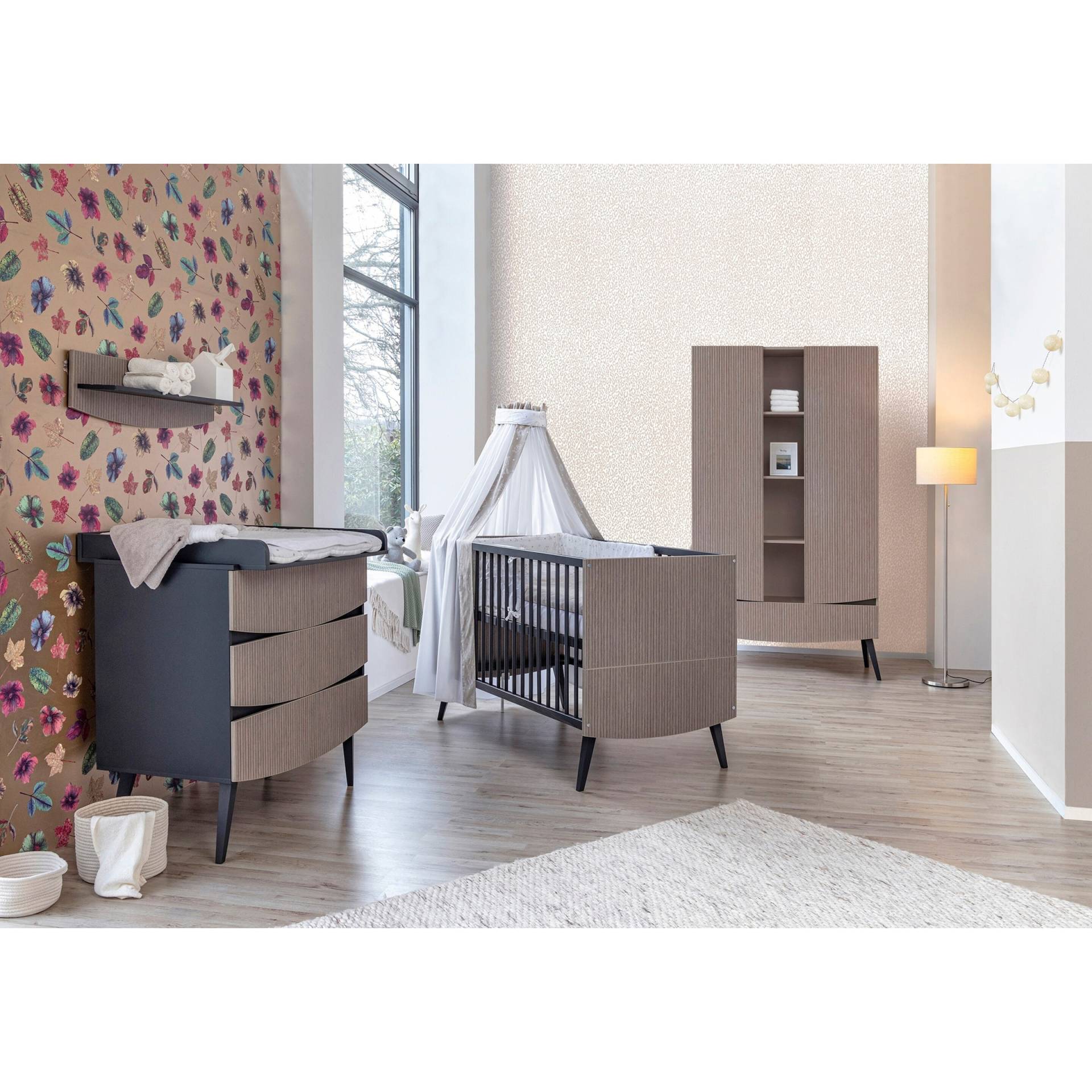 3-tlg. Babyzimmer Smile mit 2-türigem Kleiderschrank 3-tlg. Babyzimmer Smile mit 2-türigem Kleiderschrank von Schardt