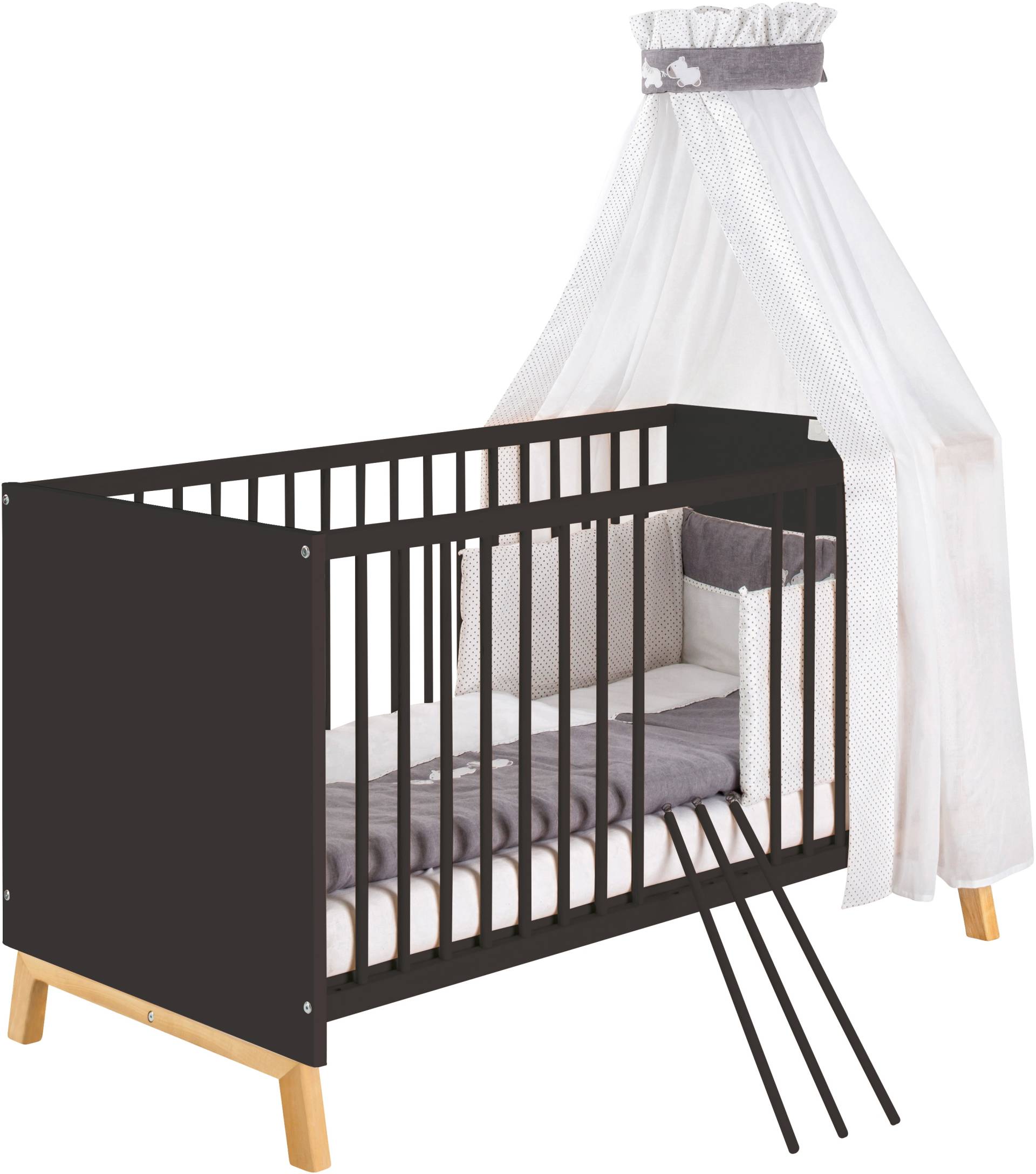 Schardt Babybett »Sienna Black«, Made in Germany