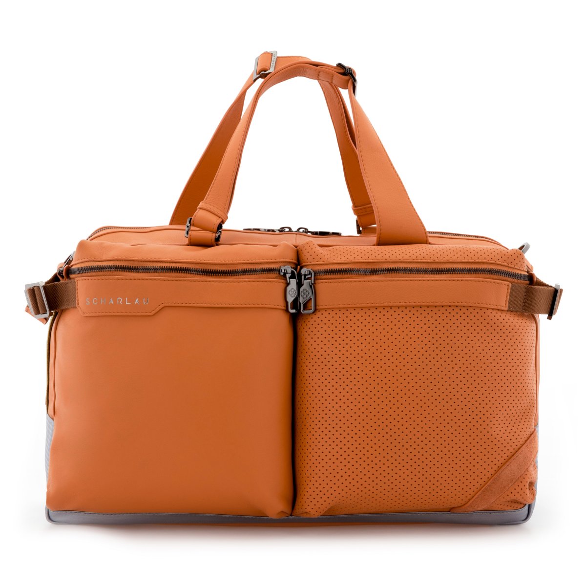 Merayo - Duffle Leder, Orange von Scharlau