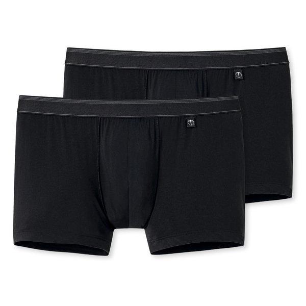 2er Pack Nachtschwärmer - Shorts Herren Schwarz M von Schiesser