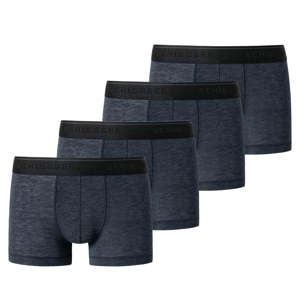 4er Pack Personal Fit - Retro Short Pant Jungen Grau 140 von Schiesser