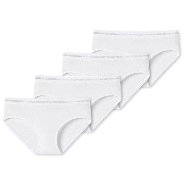 4er Pack Teens Girls Long Life Cotton - Panties Mädchen Weiss 152 von Schiesser