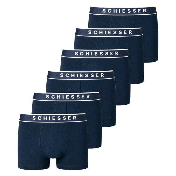 6er Pack - 955 - Organic Cotton - Shorts Pants Herren Marine L von Schiesser