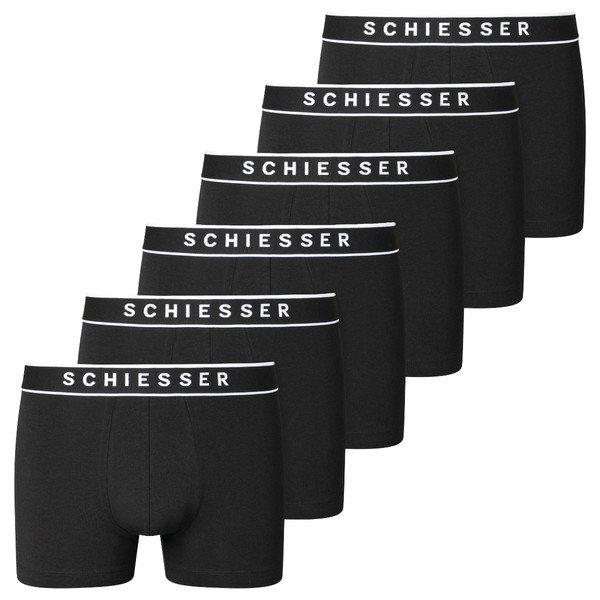 6er Pack - 955 - Organic Cotton - Shorts Pants Herren Schwarz L von Schiesser