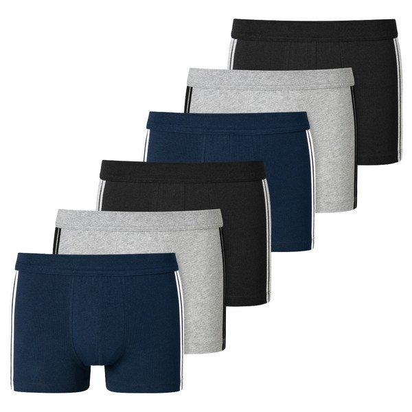 6er Pack - 955 Stretch - Organic Cotton - Shorts Pants Herren Multicolor XXL von Schiesser