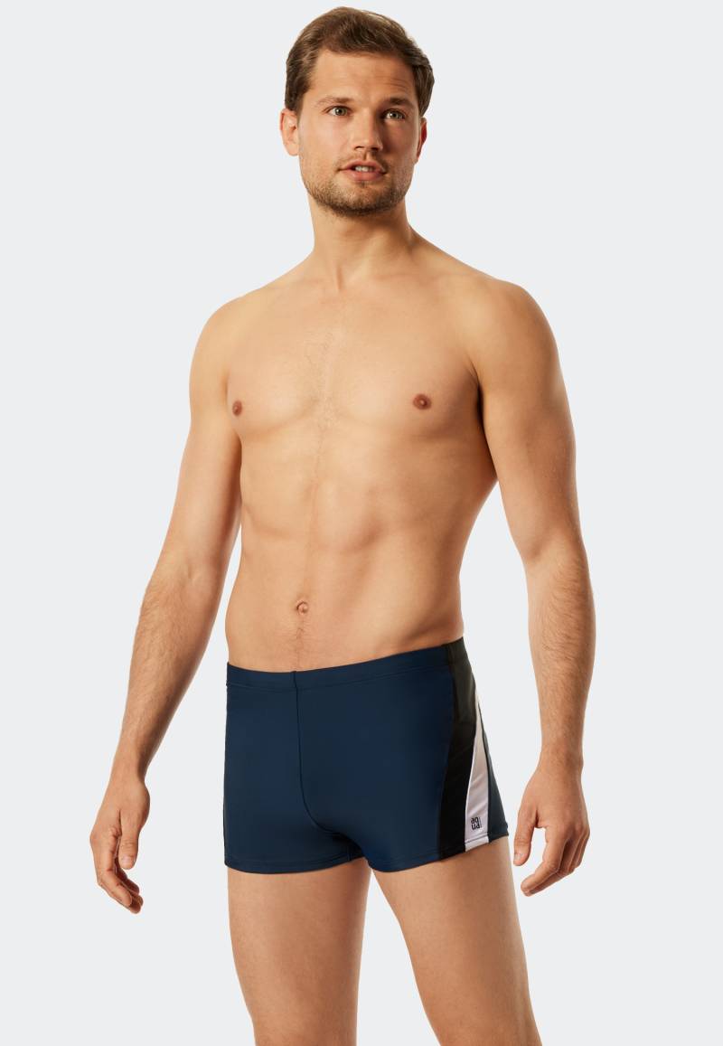 Badehose Wirkware recycelt seitliche Streifen admiral - Nautical Active 4 von Schiesser