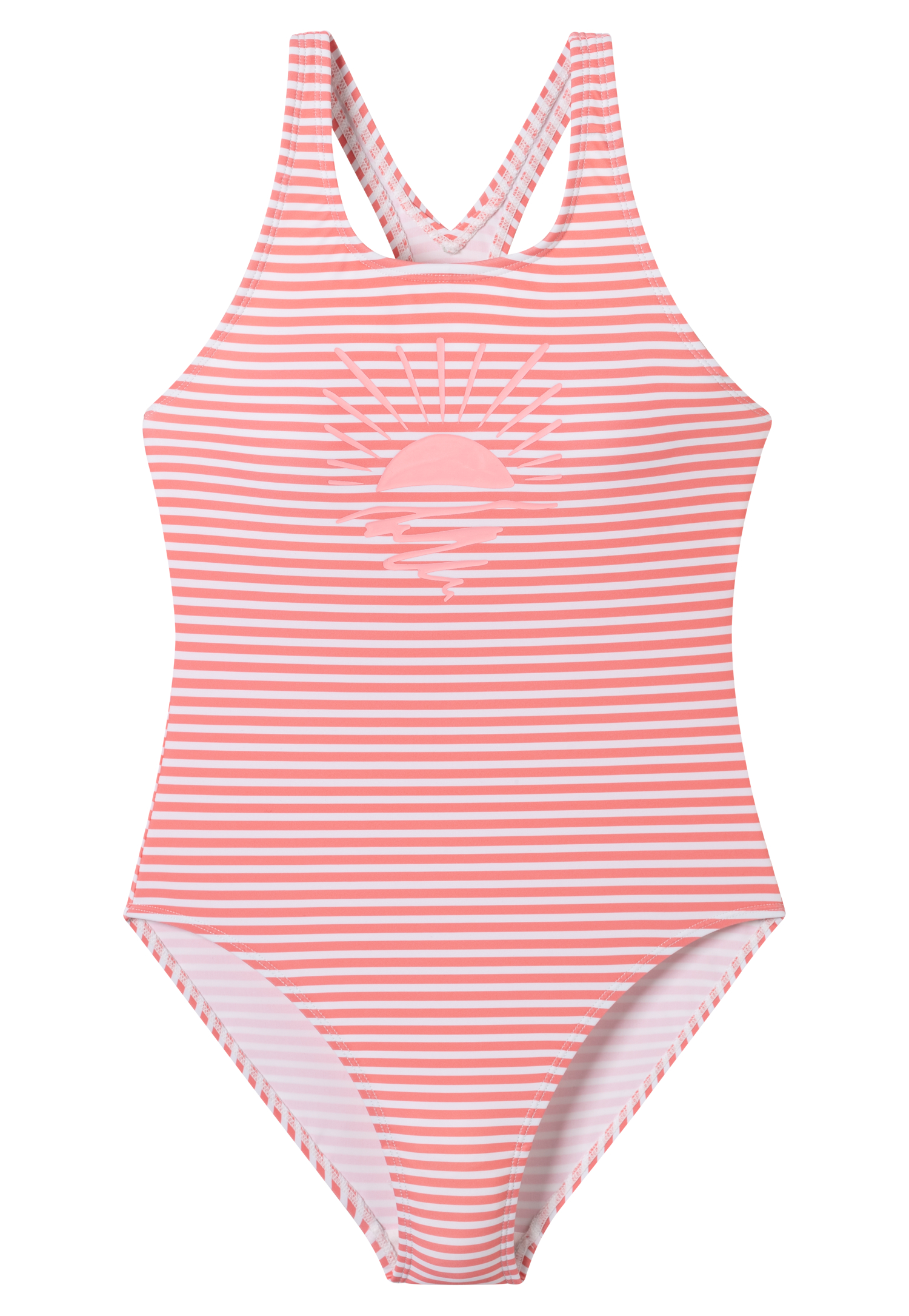 Badeanzug Wirkware recycelt LSF40+ Schulsport Streifen pink - Aqua 164 Badeanzug Wirkware recycelt LSF40+ Schulsport Streifen pink - Aqua 164 von Schiesser