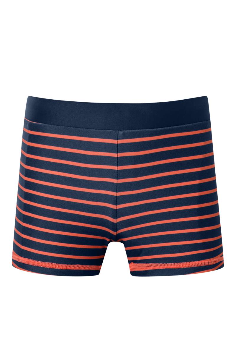 Badehose Wirkware recycelt LSF40+ Streifen orange - Aqua 98 von Schiesser