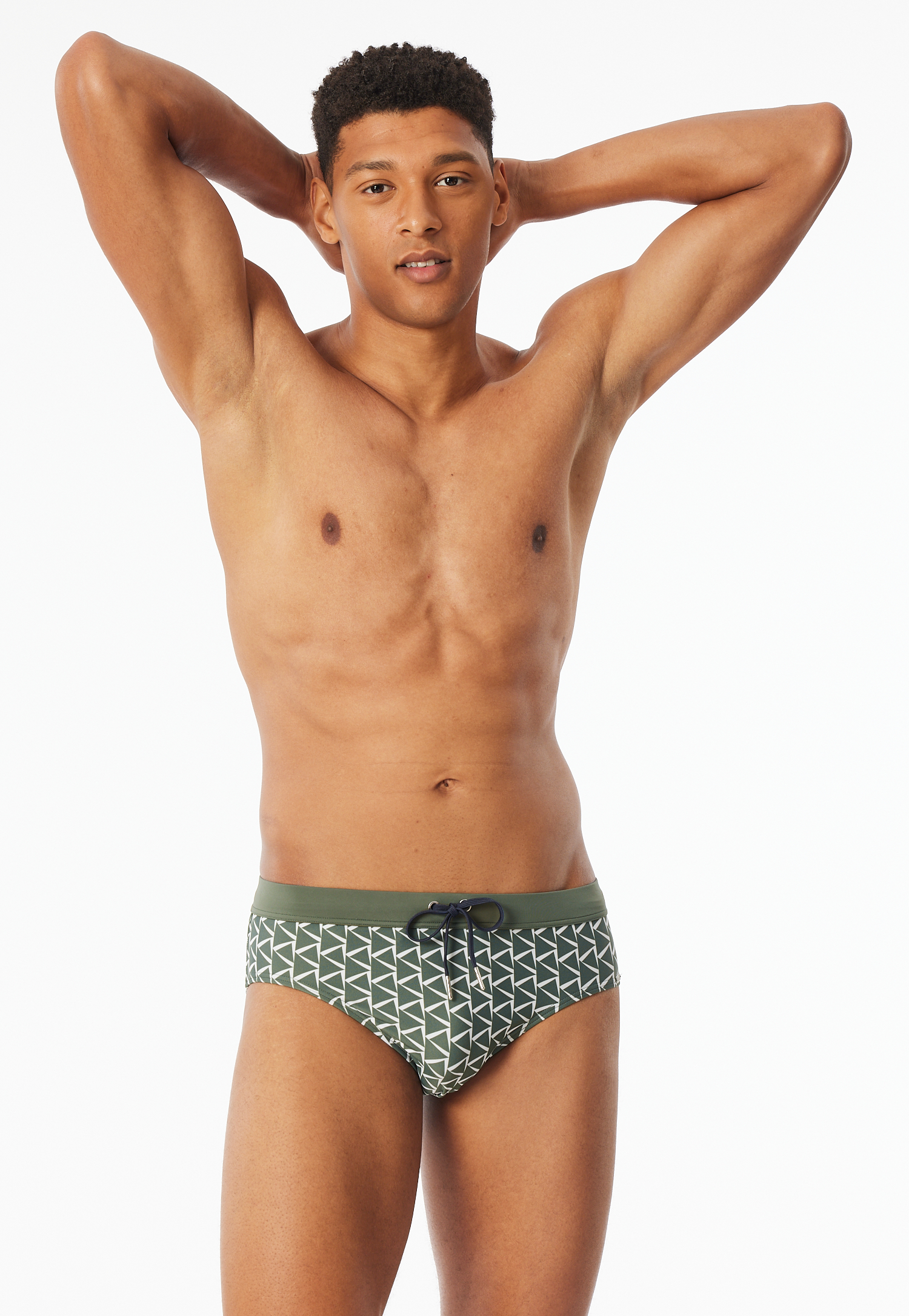 Badehose Wirkware recycelt khaki gemustert - Aqua 5 Badehose Wirkware recycelt khaki gemustert - Aqua 5 von Schiesser
