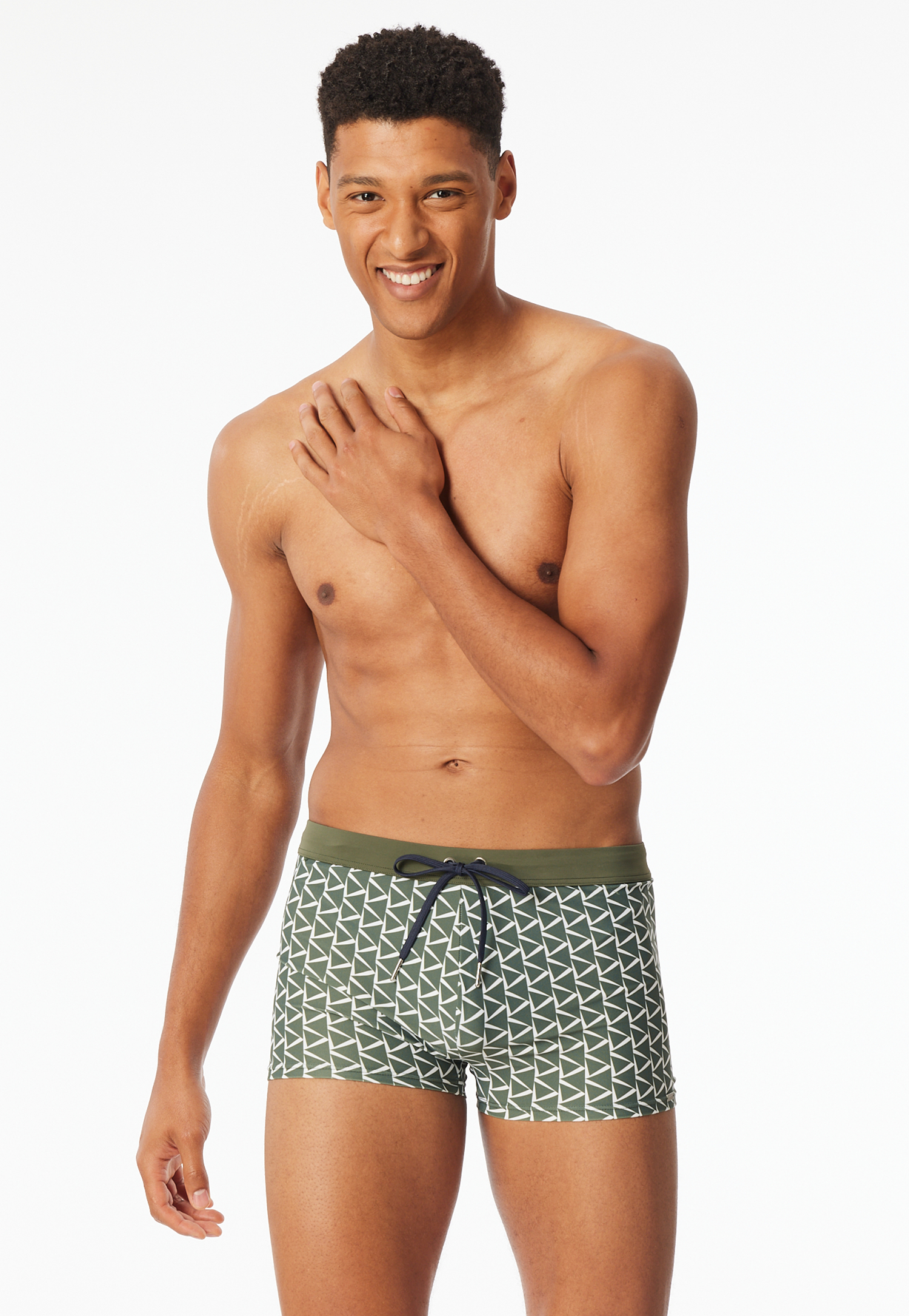 Badehose Wirkware recycelt khaki gemustert - Aqua 6 Badehose Wirkware recycelt khaki gemustert - Aqua 6 von Schiesser