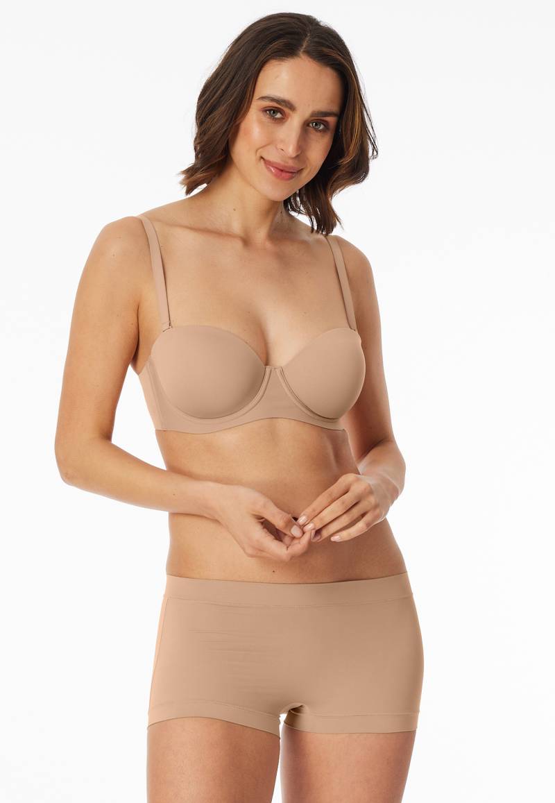 Bandeau-BH mit abnehmbaren Trägern und gleitenden Cups - Unique Micro 75B von Schiesser