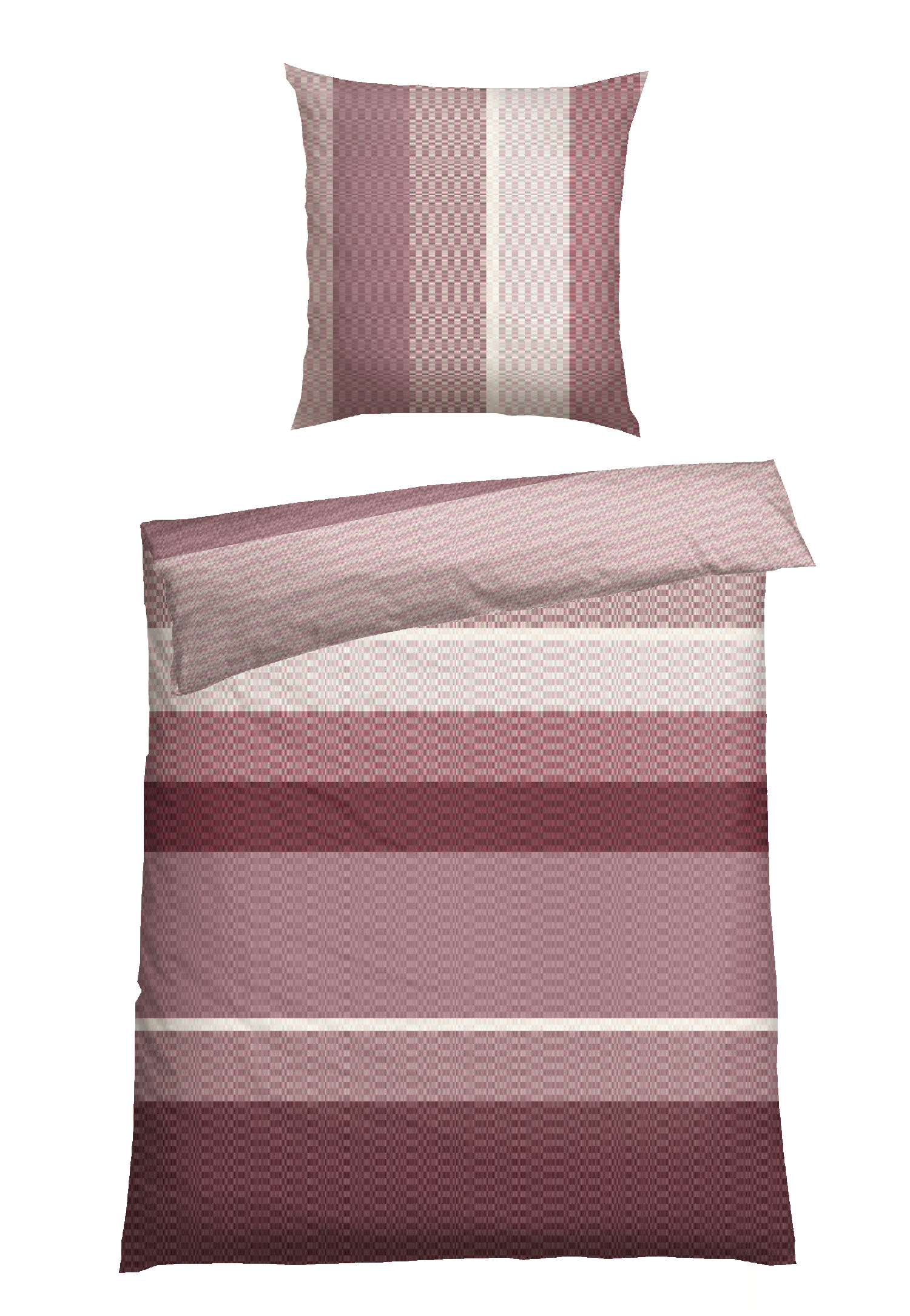 Bettwäscheset zweiteilig Renforcé beere gestreift - SCHIESSER Home 135*200 Bettwäscheset zweiteilig Renforcé beere gestreift - SCHIESSER Home 135*200 von Schiesser