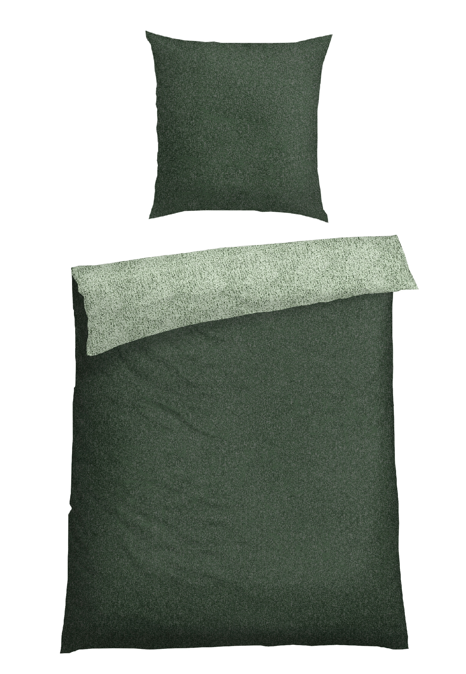 Bettwäscheset zweiteilig Renforcé grün - SCHIESSER Home 135*200 Bettwäscheset zweiteilig Renforcé grün - SCHIESSER Home 135*200 von Schiesser