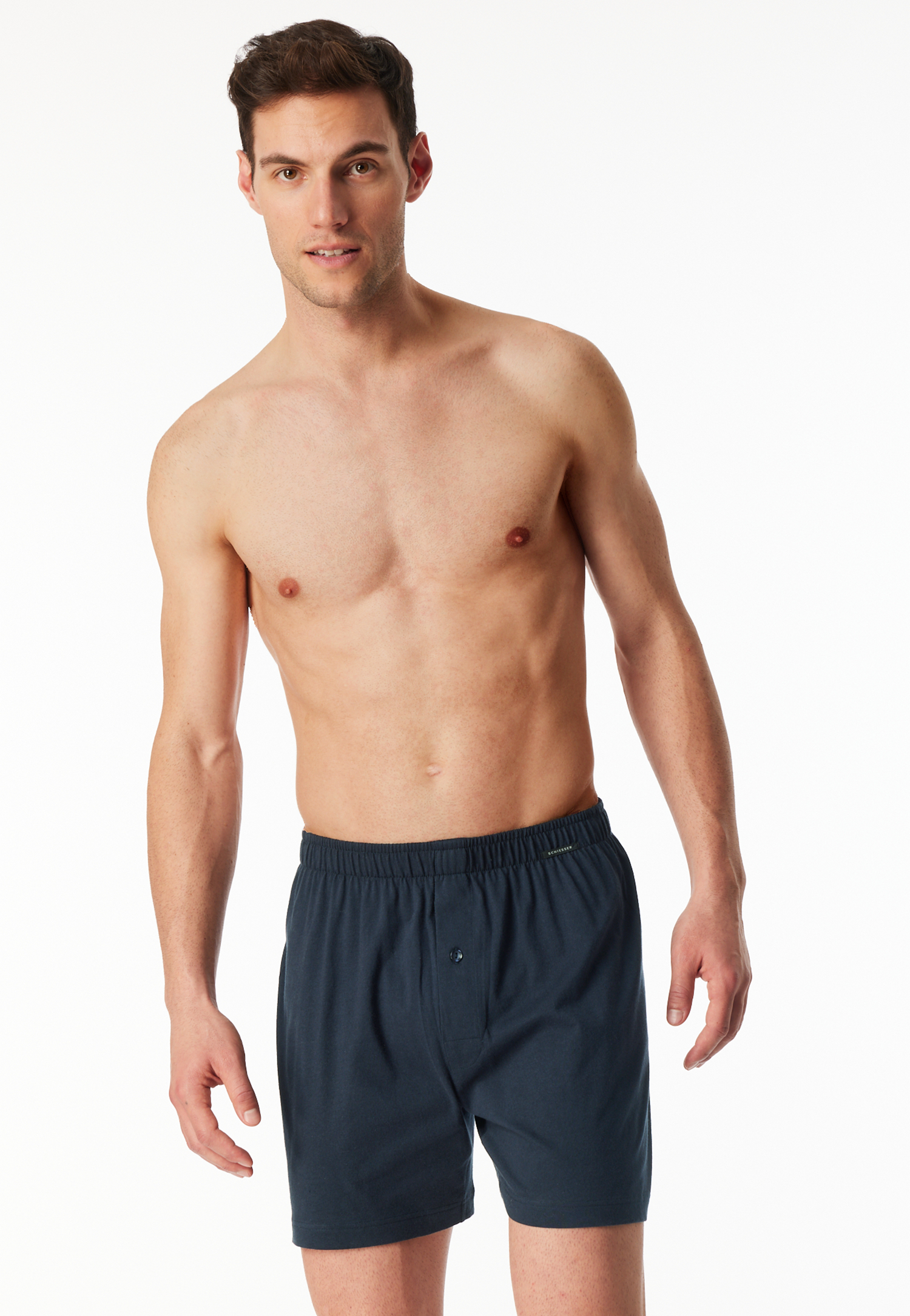 Boxershorts 2er-Pack Jersey schwarz/petrol - Boxershorts Multipacks 9 Boxershorts 2er-Pack Jersey schwarz/petrol - Boxershorts Multipacks 9 von Schiesser