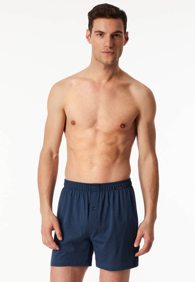 Boxershorts 2er-Pack Jersey uni gemustert - Boxershorts Multipack 12 von Schiesser