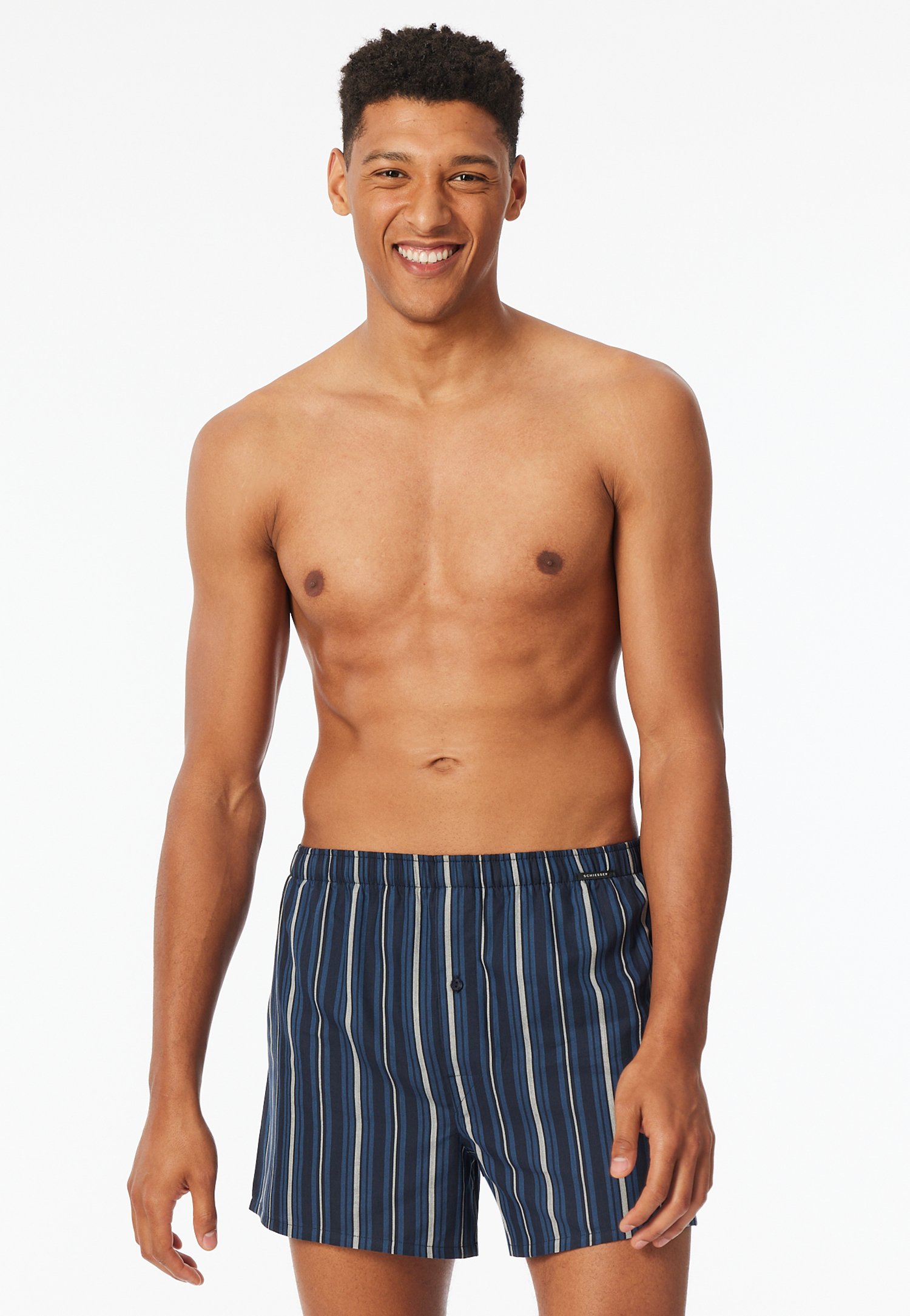 Boxershorts 2er-Pack Webware Streifen mehrfarbig - Boxershorts Multipack 4 Boxershorts 2er-Pack Webware Streifen mehrfarbig - Boxershorts Multipack 4 von Schiesser