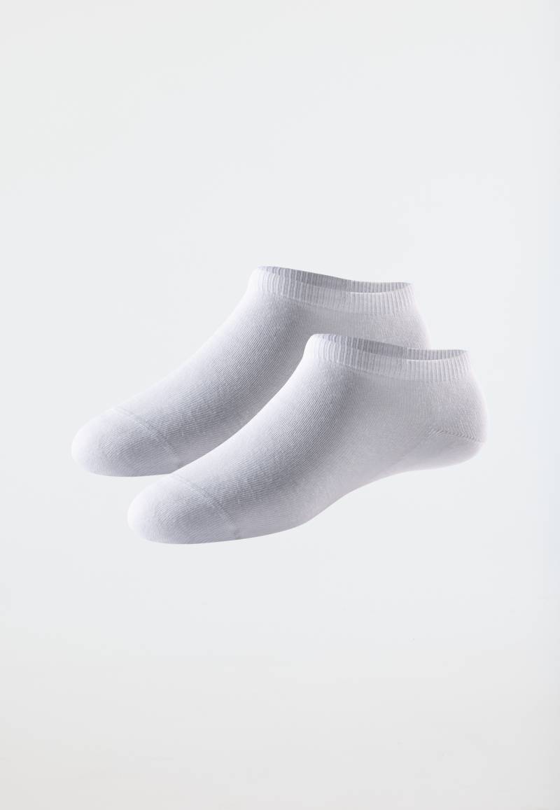 Damensneaker 2er-Pack Organic Cotton weiß - 95/5 35/38 von Schiesser