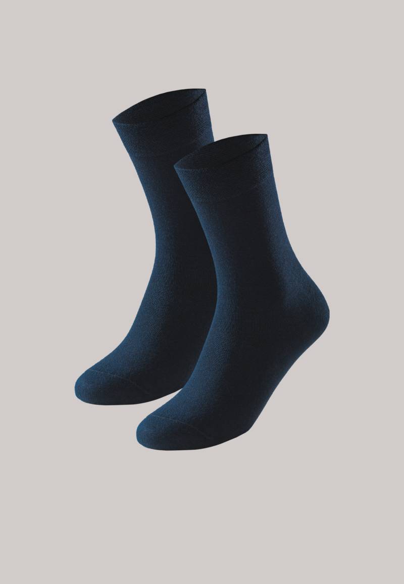 Damensocken 2er-Pack nachtblau - Long Life Cool 35/38 von Schiesser