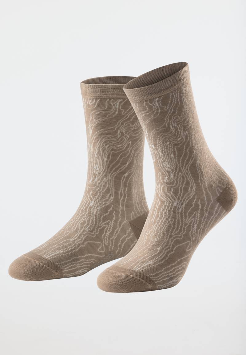 Damensocken gemustert sahara - selected! premium 35/38 von Schiesser