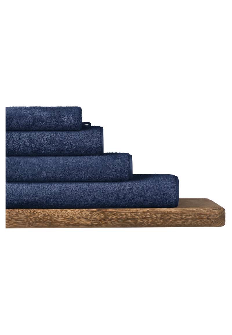 Duschtuch Milano 70x140 navy - SCHIESSER Home 70*140 von Schiesser