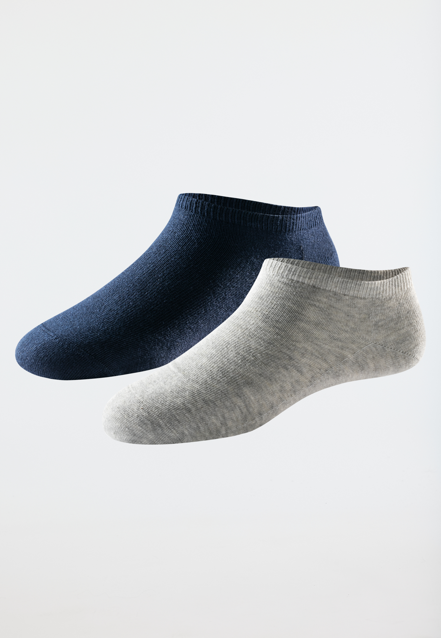 Herrensneaker 2er-Pack Organic Cotton grau-meliert/dunkelblau - 95/5 43/46 Herrensneaker 2er-Pack Organic Cotton grau-meliert/dunkelblau - 95/5 43/46 von Schiesser