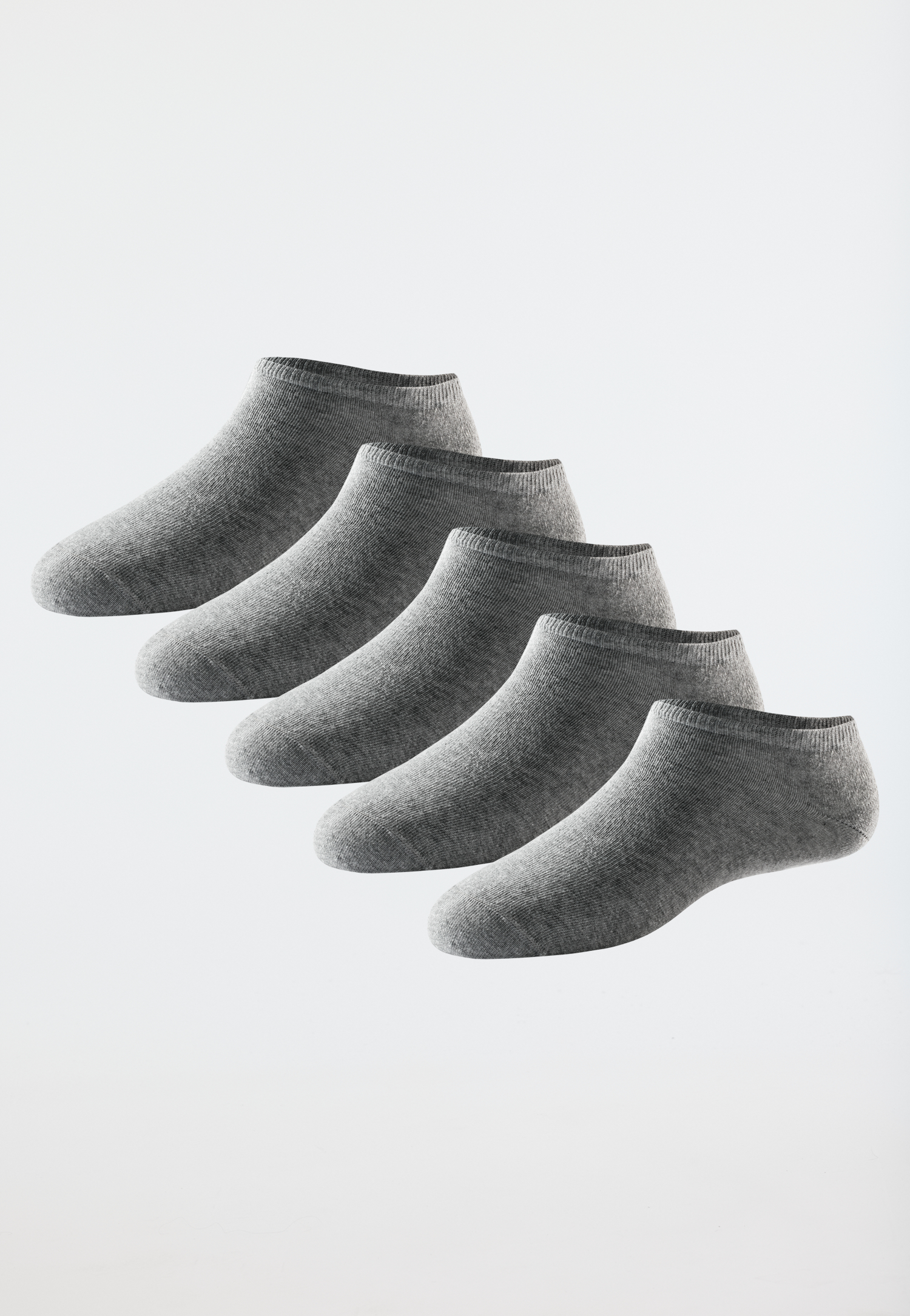 Herrensneaker Fünferpack Stay Fresh silbergrau-meliert - Bluebird 39/42 Herrensneaker Fünferpack Stay Fresh silbergrau-meliert - Bluebird 39/42 von Schiesser