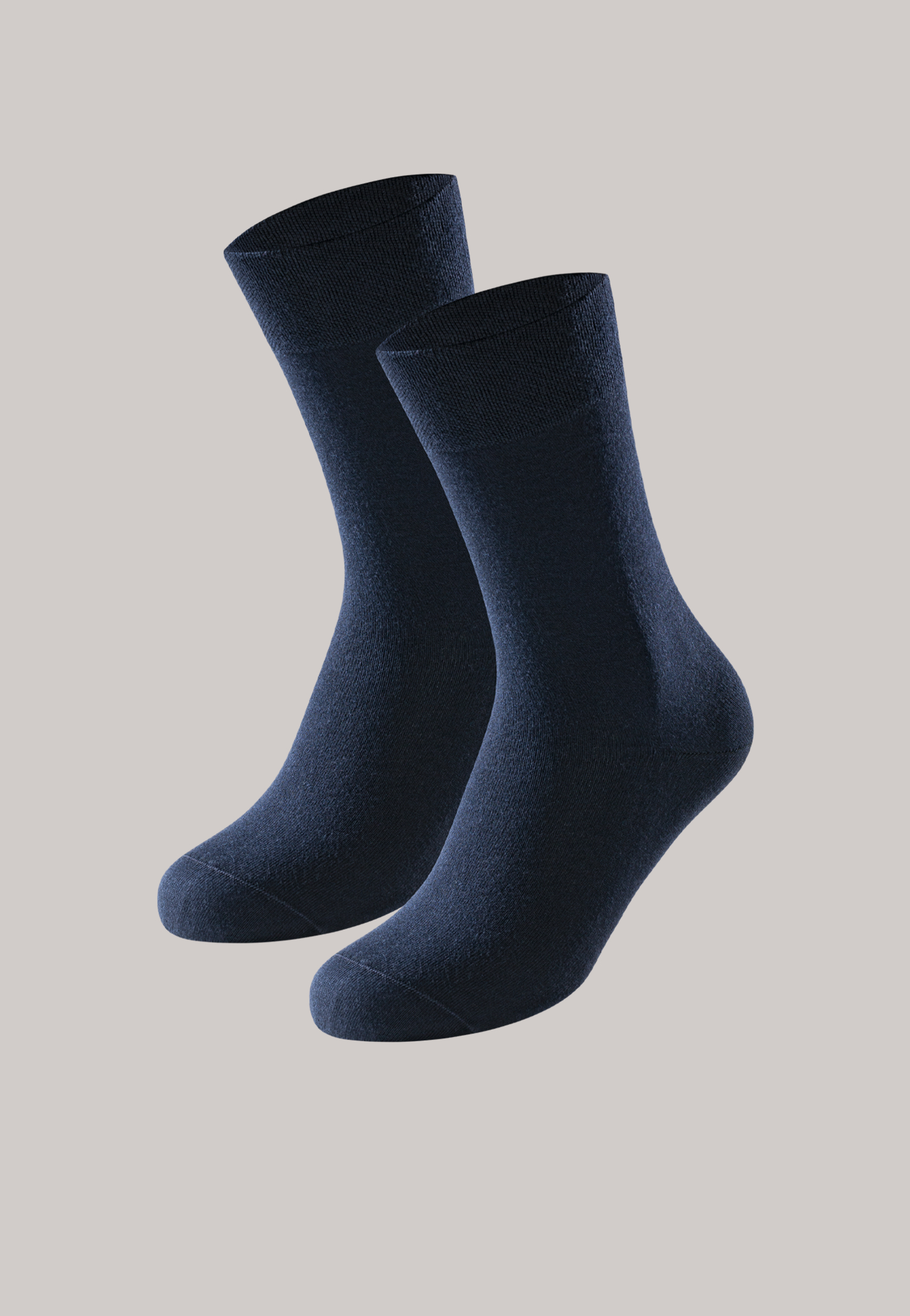 Herrensocken 2er-Pack nachtblau - Long Life Cool 39/42 von Schiesser