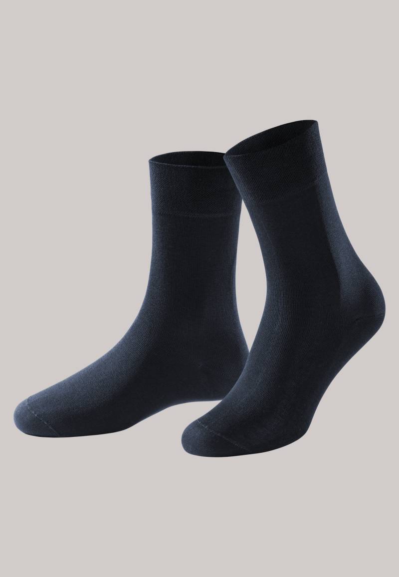 Herrensocken merzerisierte Baumwolle nachtblau - selected! premium 39/40 von Schiesser