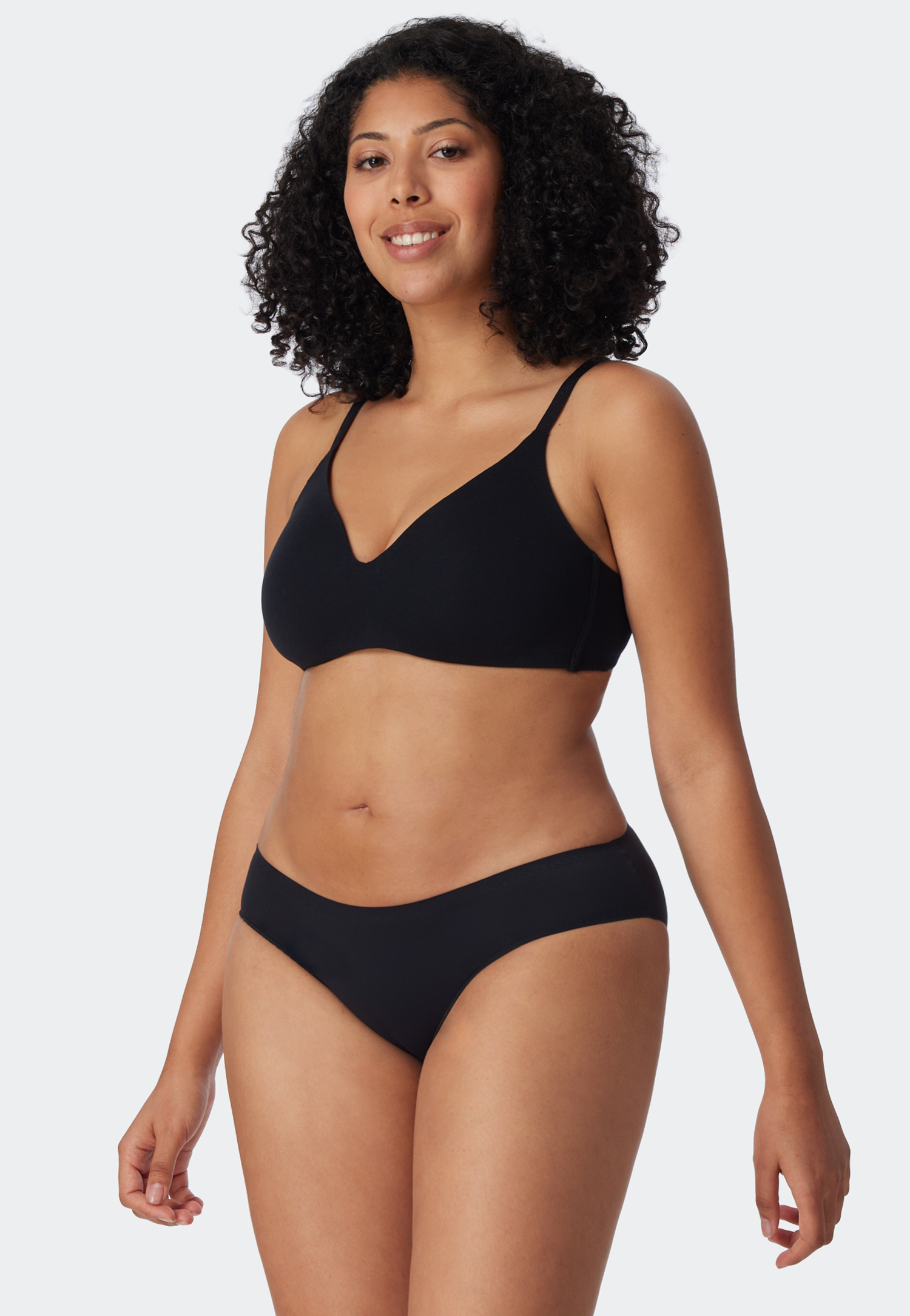 Hip-Rio-Slip Microfaser schwarz - Invisible Soft 38 von Schiesser