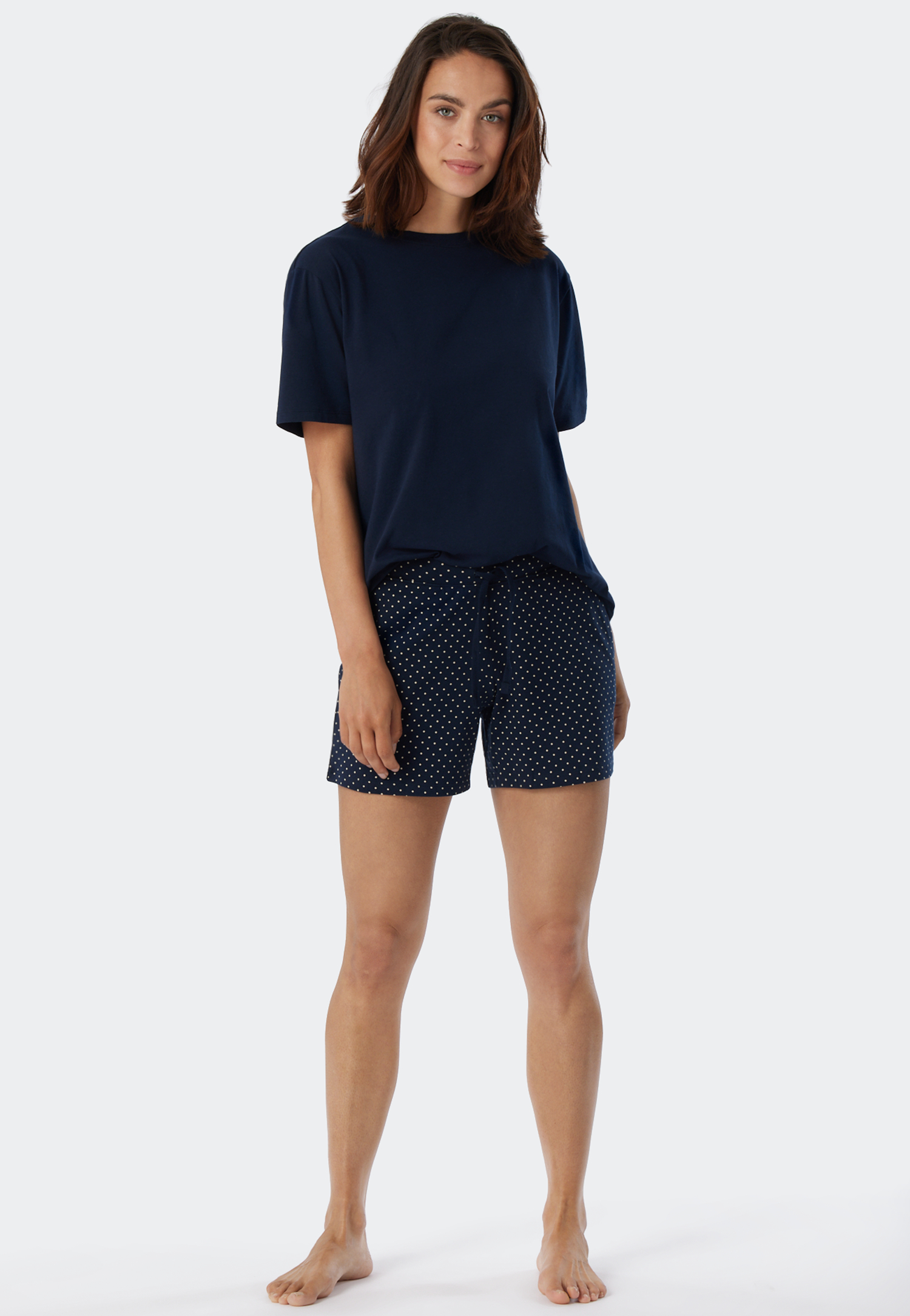 Hose kurz Punkte dunkelblau - Mix+Relax 38 Hose kurz Punkte dunkelblau - Mix+Relax 38 von Schiesser