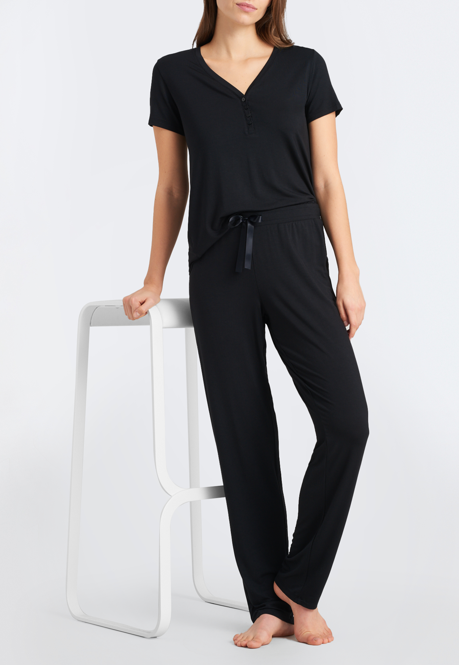 Hose lang/extra-lang Modal schwarz - Mix+Relax 68 Hose lang/extra-lang Modal schwarz - Mix+Relax 68 von Schiesser