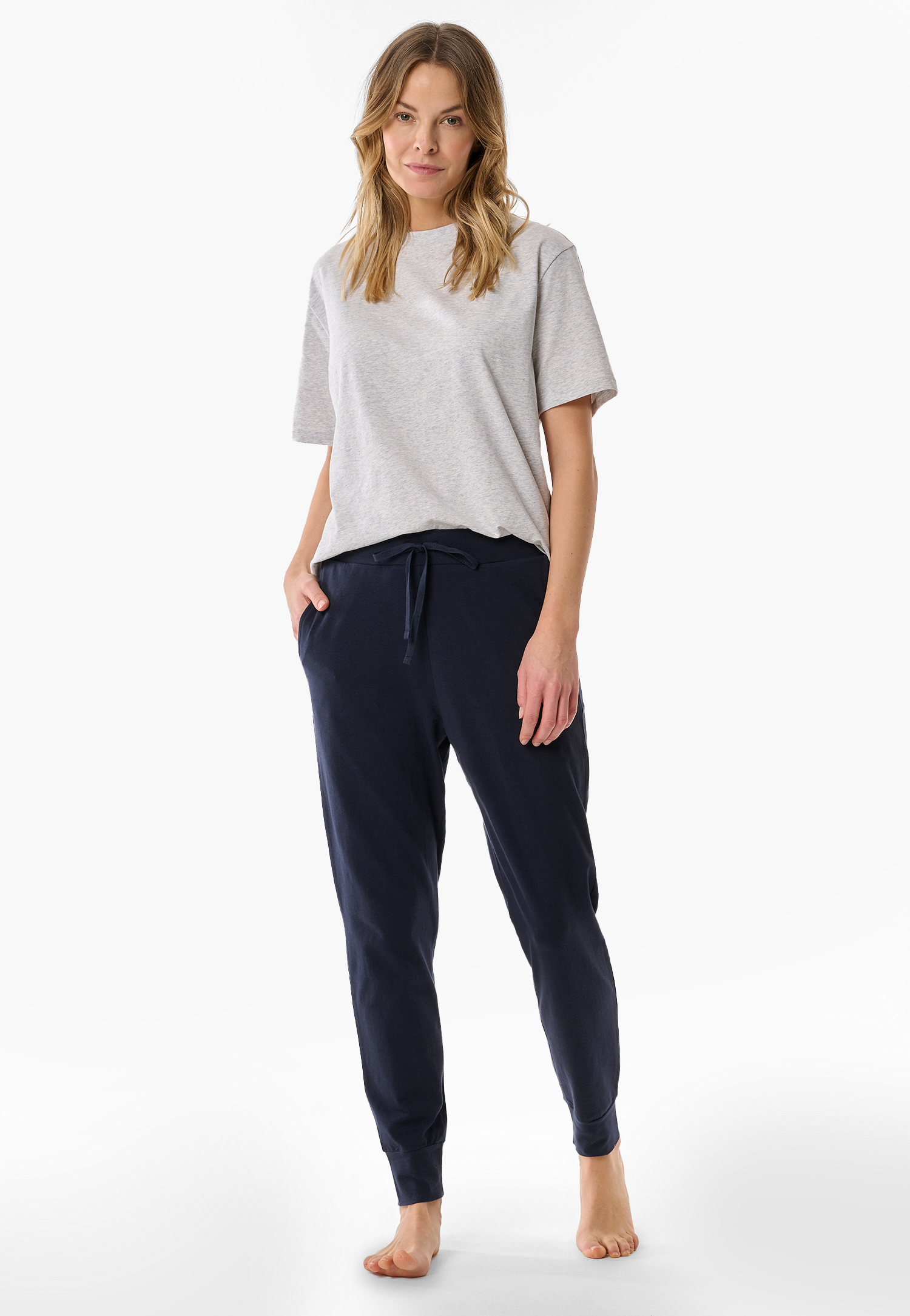 Hose lang Bündchen dunkelblau - Mix+Relax 36 Hose lang Bündchen dunkelblau - Mix+Relax 36 von Schiesser