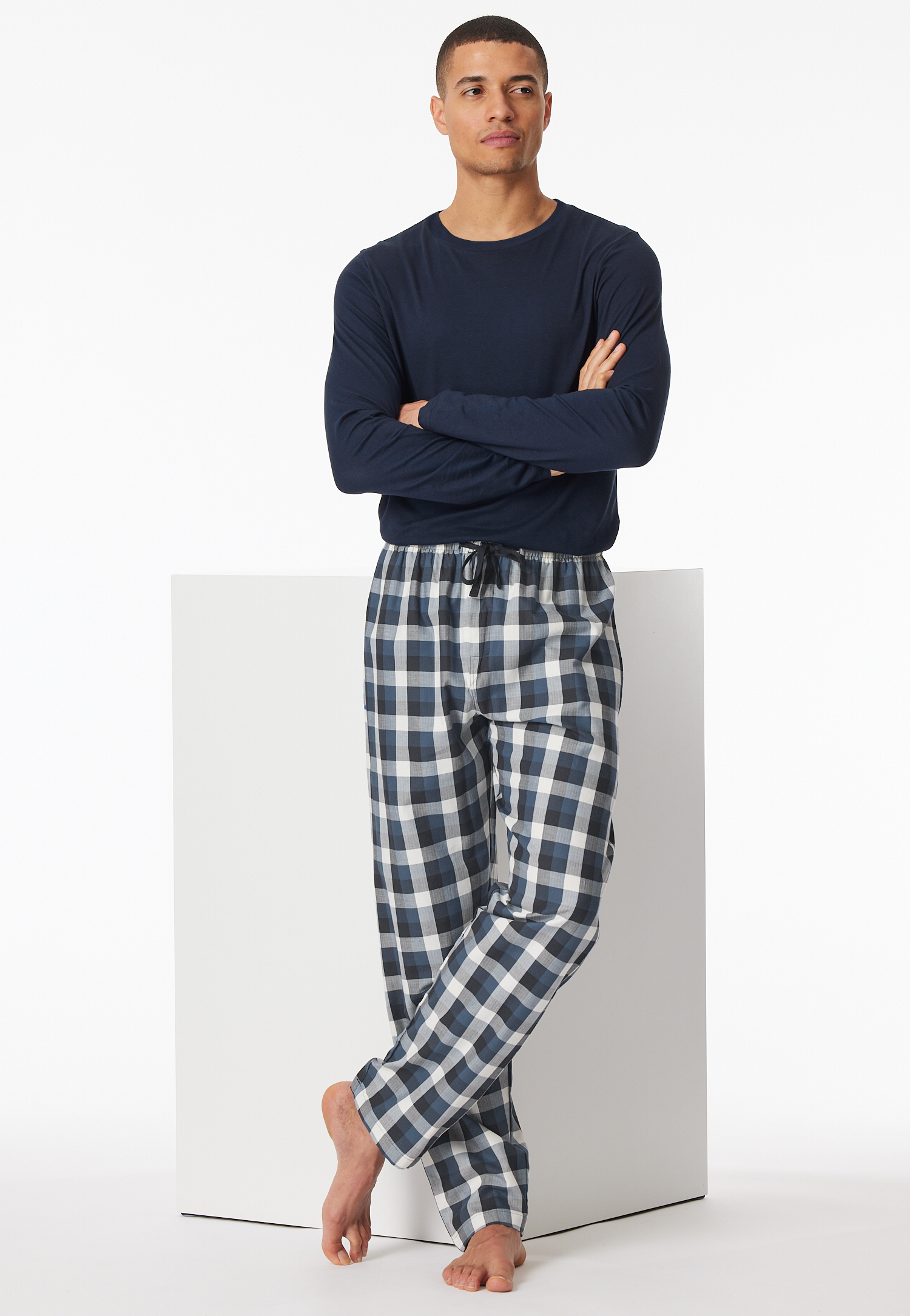 Hose lang Webware multicolor kariert - Mix+Relax 54 Hose lang Webware multicolor kariert - Mix+Relax 54 von Schiesser