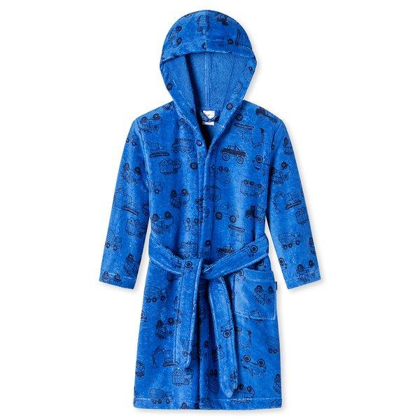 Kids Boys - Bademantel Unisex Blau 104 von Schiesser