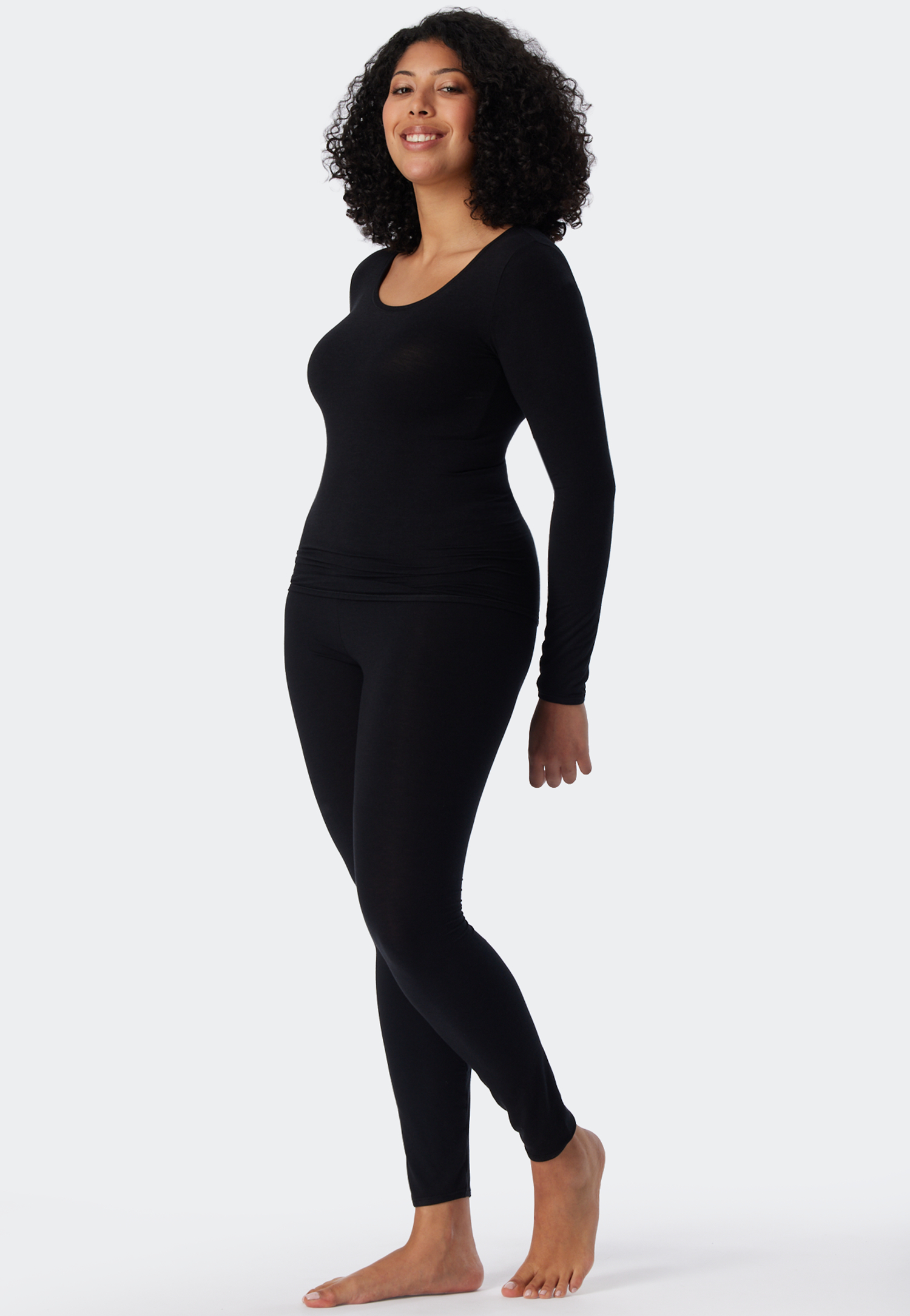 Leggings schwarz - Personal Fit L Leggings schwarz - Personal Fit L von Schiesser