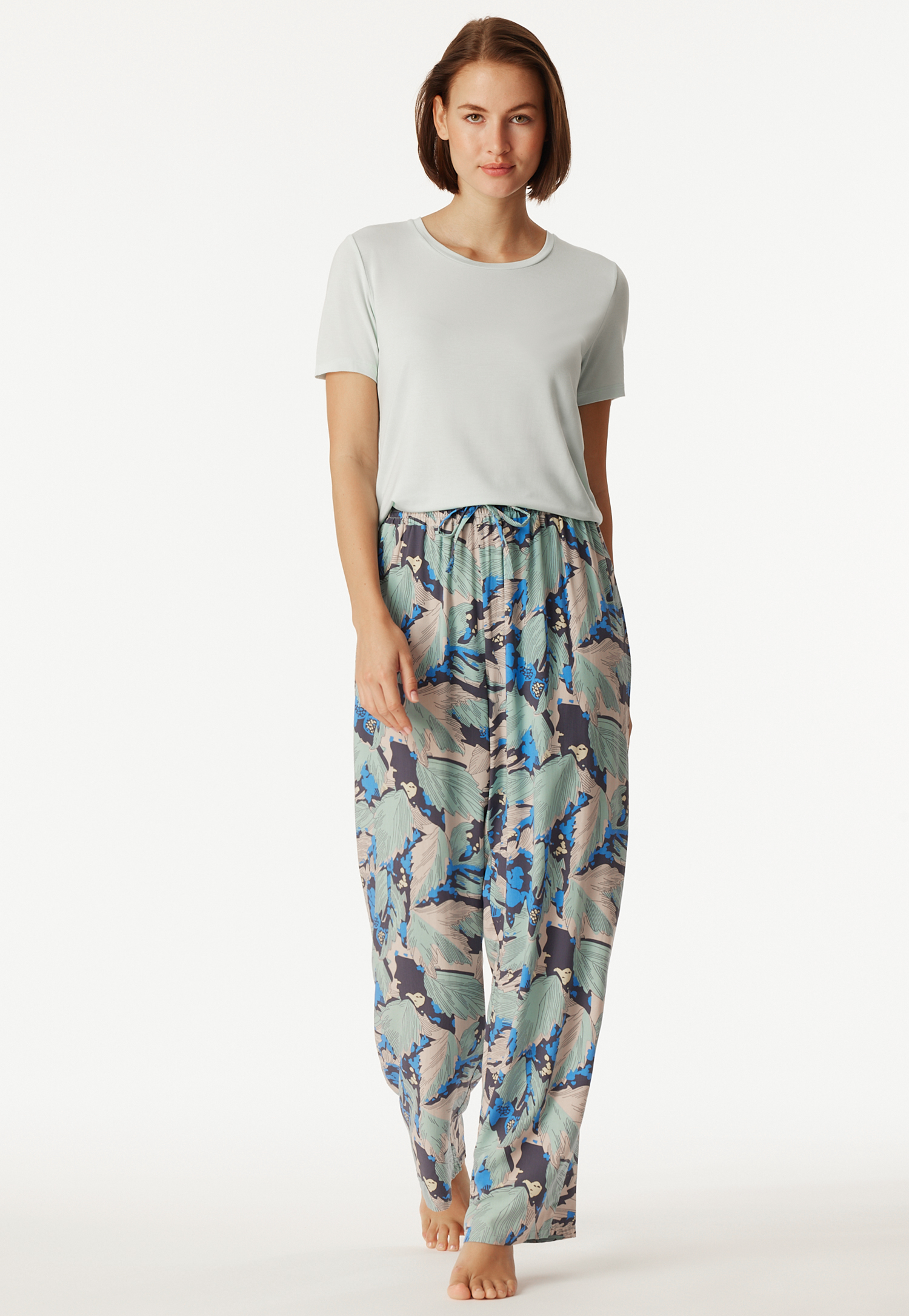 Loungehose lang Viskose multicolor bedruckt - Mix+Relax 46 Loungehose lang Viskose multicolor bedruckt - Mix+Relax 46 von Schiesser
