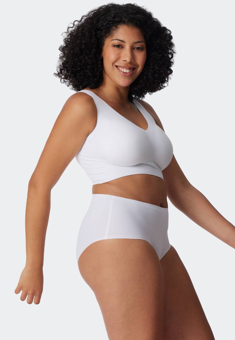 Maxi-Slip Microfaser weiß - Invisible Soft 38 von Schiesser