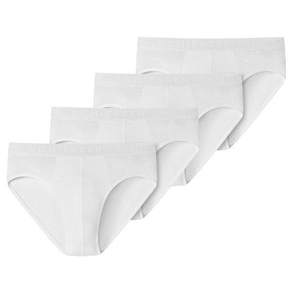 4er Pack Teens Boys 955 Organic Cotton - Slips Unterhosen Jungen Weiss 152 von Schiesser