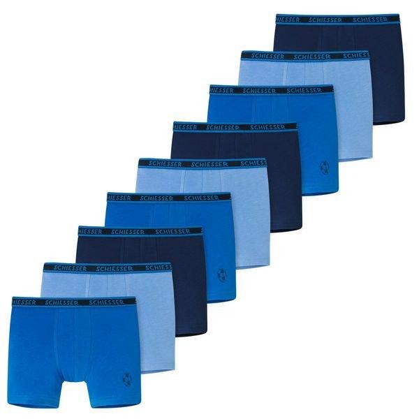 9er Pack Kids Boys 955 Organic Cotton - Shorts Pants Jungen Blau 92 von Schiesser