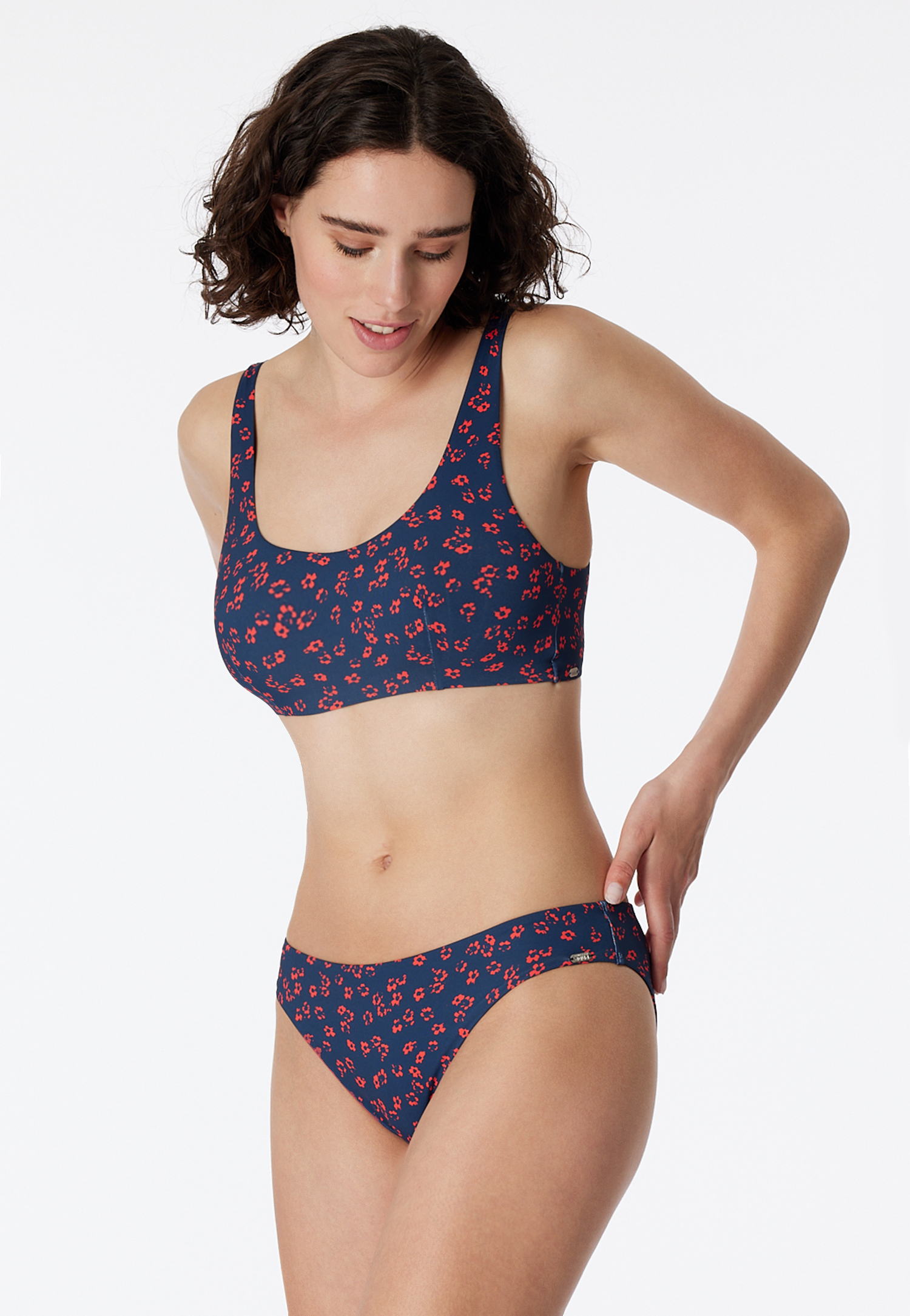Mini-Bikinislip Blumenprint multicolor - Aqua Mix & Match M Mini-Bikinislip Blumenprint multicolor - Aqua Mix & Match M von Schiesser