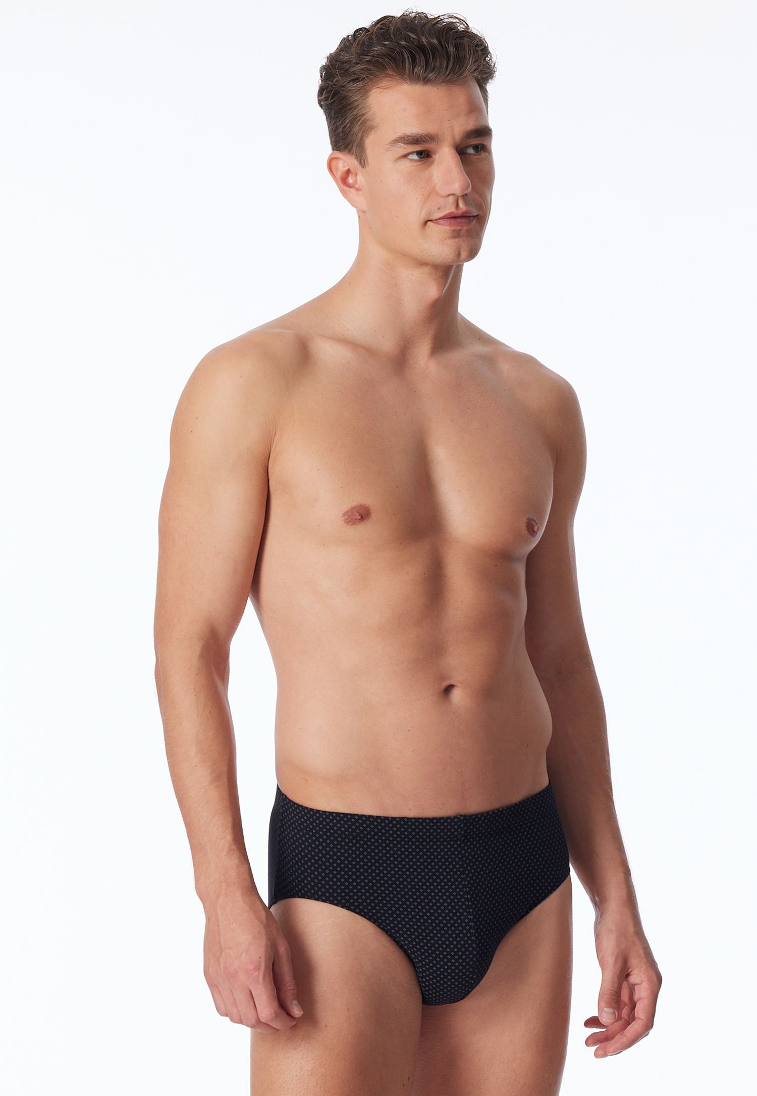Minislip schwarz gemustert - Cotton Casuals 5 Minislip schwarz gemustert - Cotton Casuals 5 von Schiesser