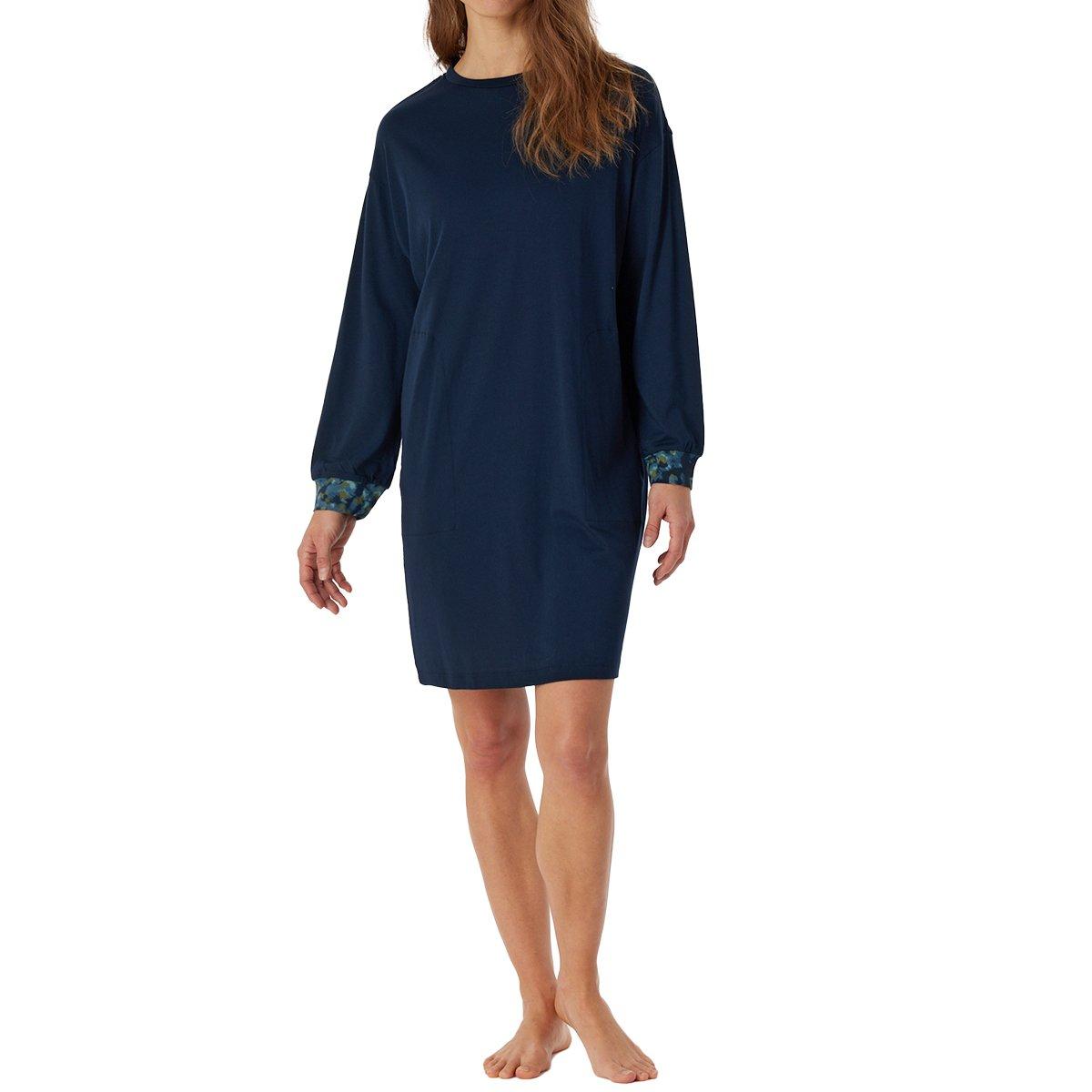 Modern Nightwear - Sleepshirt Damen Marine L von Schiesser