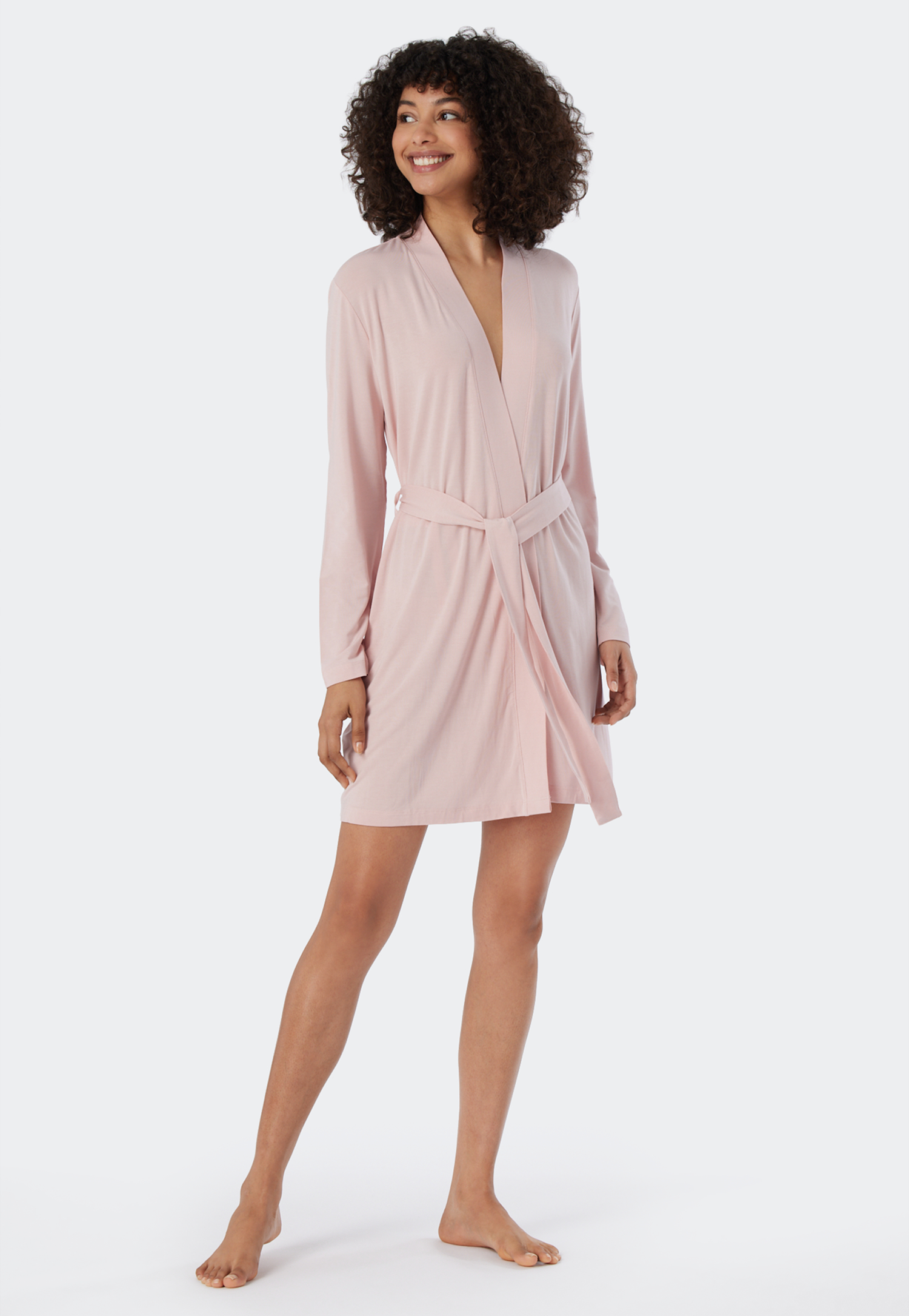 Morgenmantel Modal rosé- Essentials XL Morgenmantel Modal rosé- Essentials XL von Schiesser