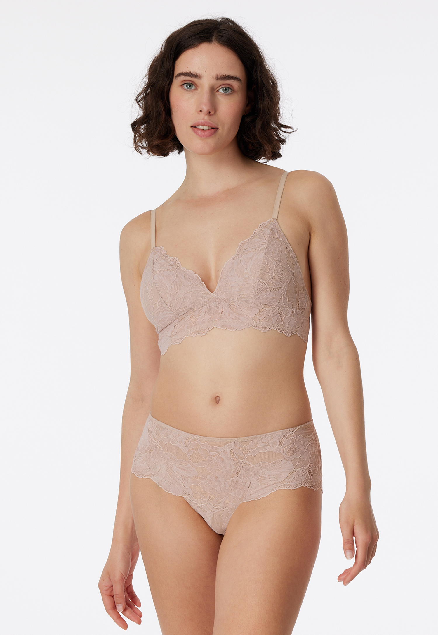 Panty Spitze beige - Modal & Lace 36 von Schiesser