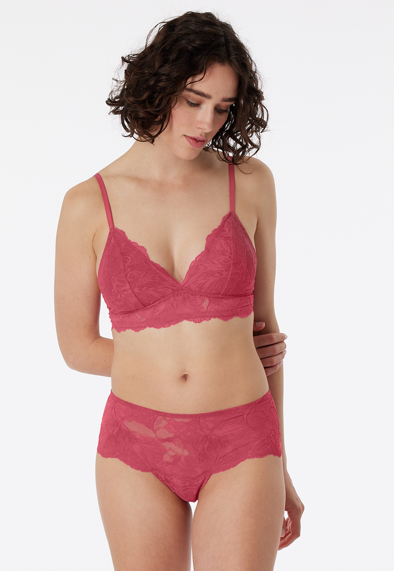 Panty Spitze pink - Modal & Lace 36 von Schiesser