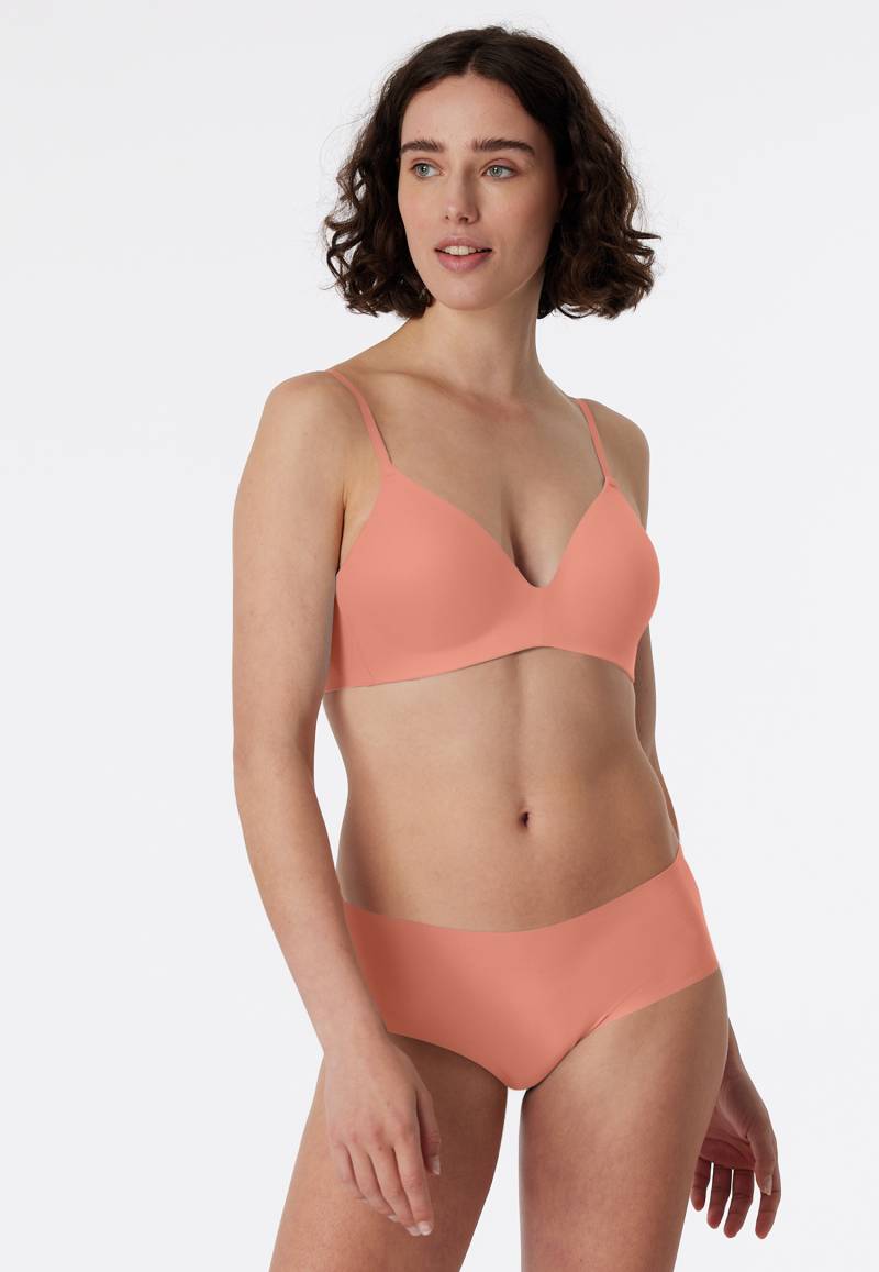 Panty nahtlos apricot - Invisible Cotton 36 von Schiesser