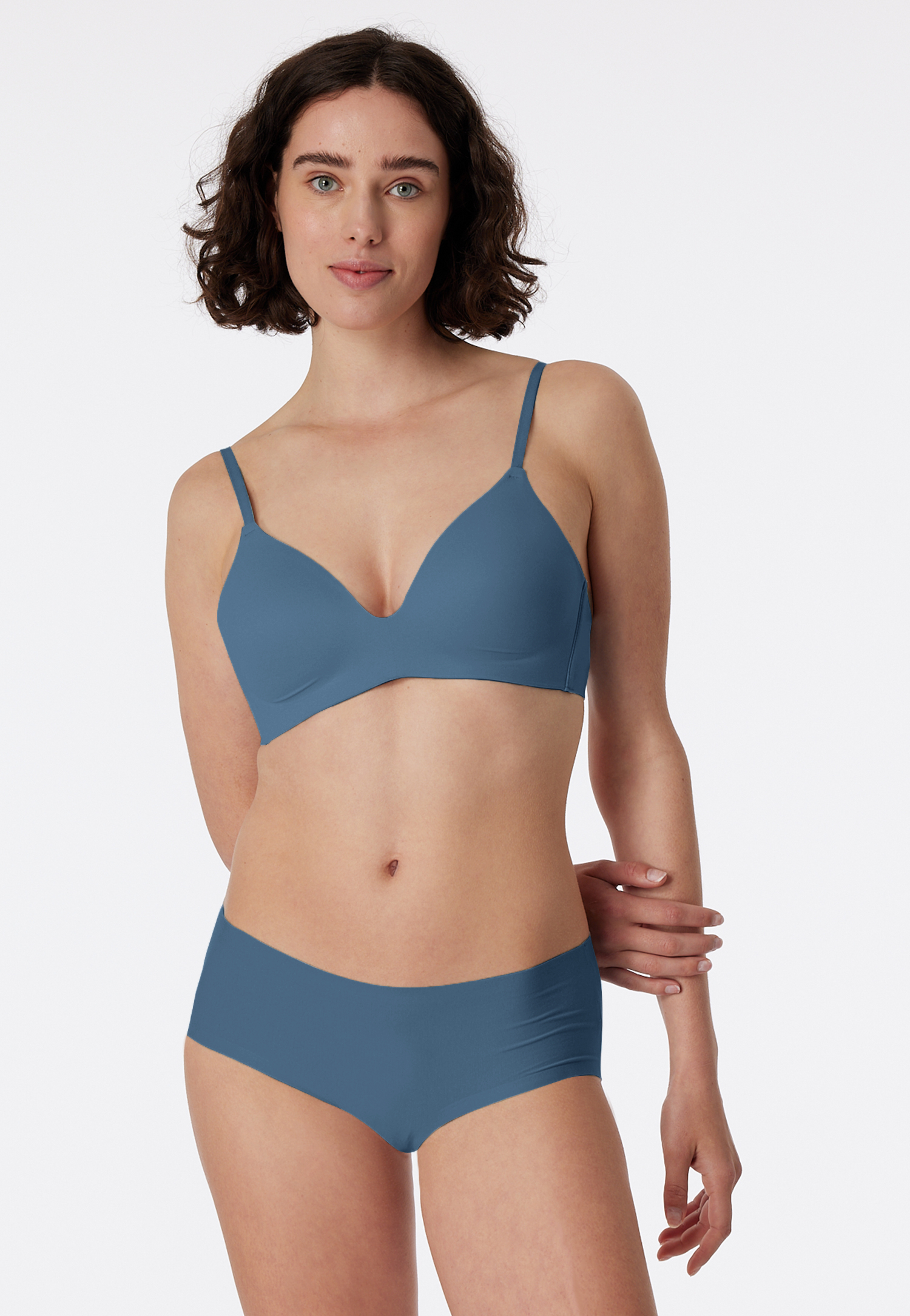 Panty nahtlos atlantnikblau - Invisible Cotton 38 von Schiesser