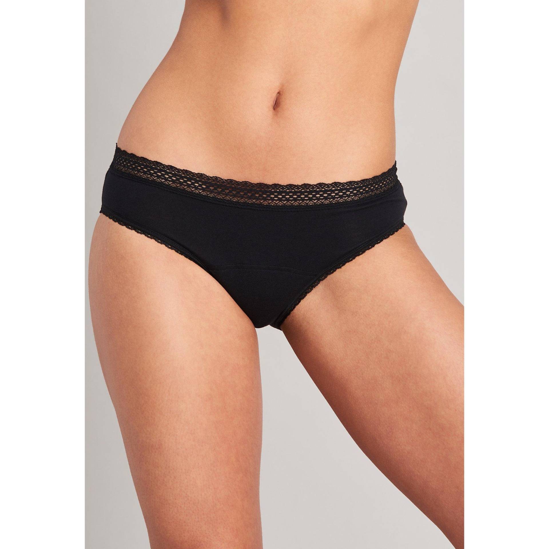 Periodenslip Damen Black 34-36 von Schiesser